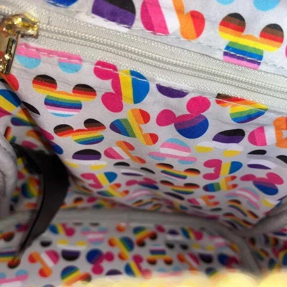 Loungefly Disney Mickey Mouse Pride Rainbow Mini Backpack NWOT - Picture 7 of 16